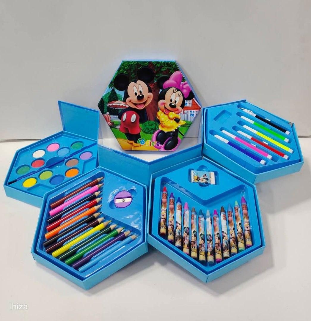 46 Pcs Complete Color Art Set Box (Multi-Color)