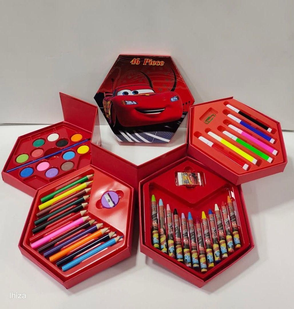 46 Pcs Complete Color Art Set Box (Multi-Color)