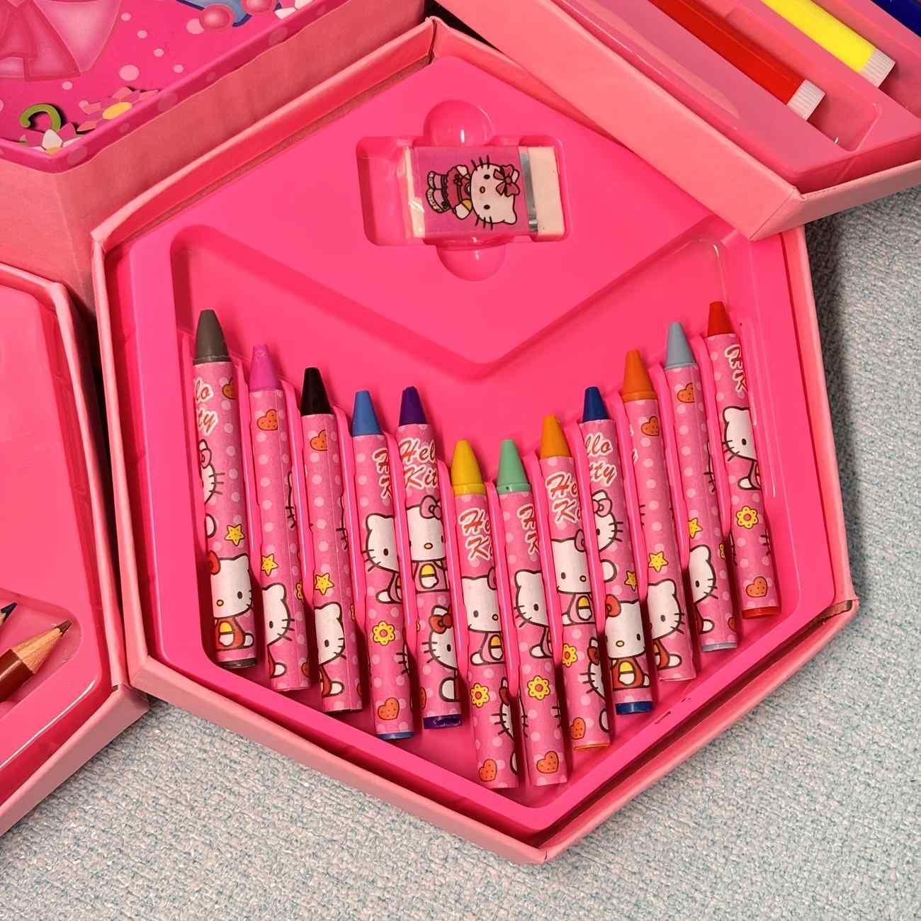 46 Pcs Complete Color Art Set Box (Multi-Color)