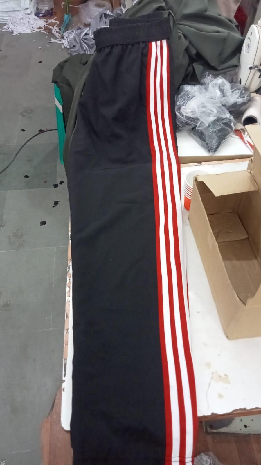 Striped Unisex Relaced Fit Track Pant